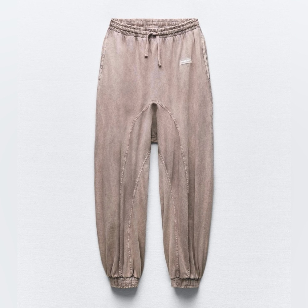 Zara Pantone Heavy Cotton Jogger Pants